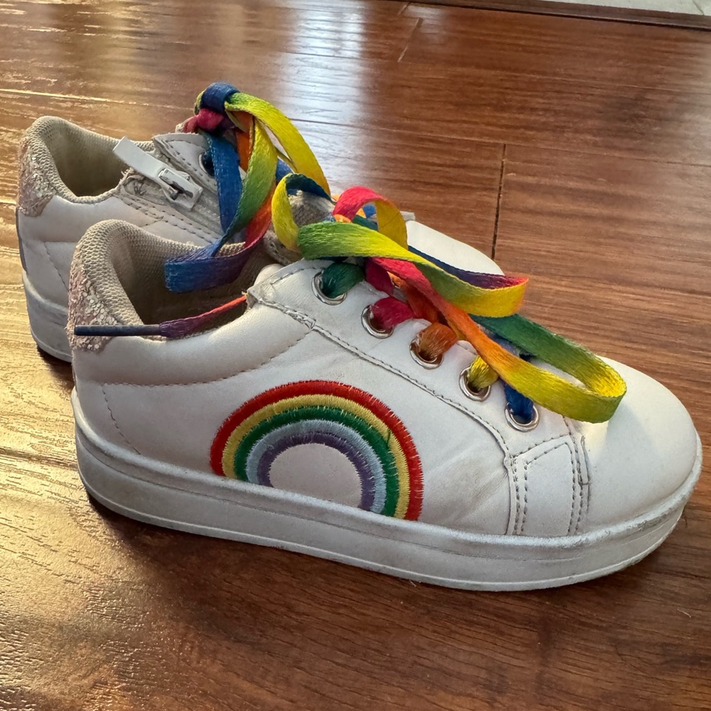 GUC Lola and the Boys Rainbow Girl’s  Sneakers size 9 (25C) - Picture 4 of 7